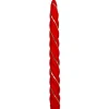 Ewa Kerzen, bougies de Noël et bougies de l'Avent Bougie Torsadee Pour Chandelier 25 Cm