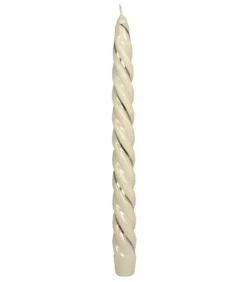 Ewa Kerzen, bougies de Noël et bougies de l'Avent Bougie Torsadee Pour Chandelier 25 Cm