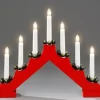 Konstsmide, guirlandes lumineuses de Noël Chandelier De Noël Rouge À 7 Branches