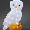 Konstsmide, guirlandes lumineuses de Noël Chouette Lumineuse Led Acrylique, 36 Cm