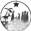 Pluto Produkter, déco de Noël Scandinave Crèche De Noël Design A Suspendre