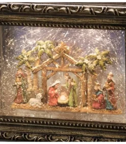 Konstsmide, guirlandes lumineuses de Noël Crèche De Noël Lumineuse, Effet Neige