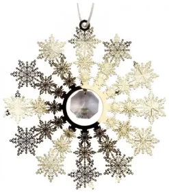 Pluto Produkter, déco de Noël Scandinave Déco Sapin Design, Flocon De Neige Avec Cristal