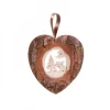 Waldfabrik, photophore en bois et étoile sapin de Noël Décoration Murale En Bois, Grand Coeur Motif Elan, 14,5 Cm