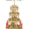 Richard Glasser, Pyramides de Noël allemandes La Weihnachtspyramid Allemande De Reference A 3 Etages