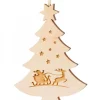 Waldfabrik, photophore en bois et étoile sapin de Noël Pendentif Sapin De Noël En Bois, Père Noël Et Traineau