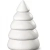 Köhler, Père Noël en bois Petit Sapin Design Blanc, 6,5 Cm