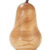 Waldfabrik, photophore en bois et étoile sapin de Noël Poire En Bois Poli, 5,5 Cm