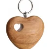 Waldfabrik, photophore en bois et étoile sapin de Noël Porte-Cle Double Coeur