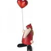 Köhler, Père Noël en bois Père Noël Rouge Avec Un Coeur