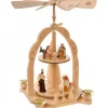 Richard Glasser, Pyramides de Noël allemandes Pyramide Avec Scene De Crèche De Noël Complete