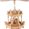 Richard Glasser, Pyramides de Noël allemandes Pyramide De Noël Allemande 1 Etage A 3 Bougies