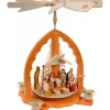Richard Glasser, Pyramides de Noël allemandes Pyramide De Noël Allemande Avec Une Arche Couleur Ocre