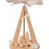 Schalling, crèche moderne Pyramide De Noël Bois Au Design Moderne