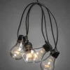 Konstsmide, guirlandes lumineuses de Noël Rallonge 10 M Pour Guirlande Lumineuse De Terrasse, 10 Ampoules Ambrees