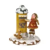 Hubrig, figurines pour enfant Village De Noël Miniature, Fillette Et Boite A Lettre