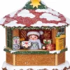 Hubrig, figurines pour enfant Village Noël Miniature, Chalet Marche De Noël La Poste